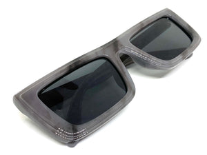 Classic Modern Retro Style SUNGLASSES Gray Frame - Dark Lens 1240