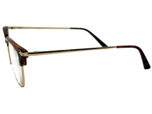 Classic Sophisticated Elegant Vintage Retro Style Clear Lens EYEGLASSES Square Tortoise & Gold Frame 7055