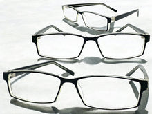 Classy Contemporary Modern Style Clear Lens EYEGLASSES Black Fashion Frame 1315