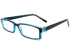 Classy Contemporary Modern Style Clear Lens EYEGLASSES Black Fashion Frame 1315