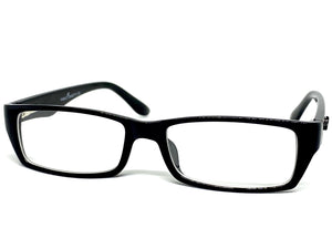 Classy Contemporary Modern Style Clear Lens EYEGLASSES Black Fashion Frame 1456