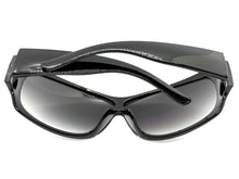 Oversized Modern Retro Wrap Shield Style Bling Sunglasses Large Black Frame with Sparkling Rhinestones 7386