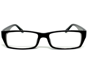 Classy Contemporary Modern Style Clear Lens EYEGLASSES Black Fashion Frame 1456