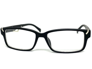 Classy Contemporary Modern Style Clear Lens EYEGLASSES Black Fashion Frame 1427