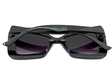 Exaggerated Vintage Retro Style SUNGLASSES Funky Black Bow Shape Frame 49309