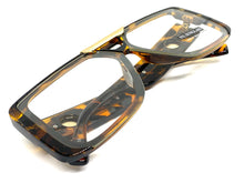 Classic Luxury Modern Retro Hip Hop Style Clear Lens EYEGLASSES Tortoise Frame 8036