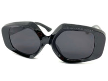 Exaggerated Vintage Retro Style SUNGLASSES Large Black Frame 1220