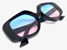 Exaggerated Vintage Retro Style SUNGLASSES Large Black Frame 1220