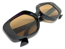 Exaggerated Vintage Retro Style SUNGLASSES Large Black Frame 1220