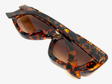 Exaggerated Vintage Retro Style SUNGLASSES Large Tortoise Frame 1220