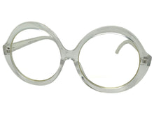 Oversized Vintage Retro Style Clear Lens EYEGLASSES Large Round Transparent Frame 80902