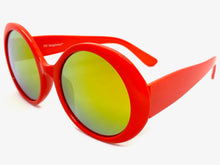 Exaggerated Vintage Retro Style SUNGLASSES Funky Round Orange Frame 4748