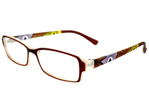 Classy Contemporary Modern Style Clear Lens EYEGLASSES Brown Fashion Frame 1312