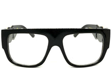 Classic Vintage Retro Hip Hop Rapper Style Clear Lens EYEGLASSES Large Thick Black Frame 5355