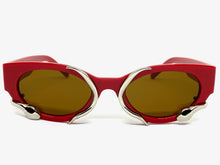 Classy Elegant Modern Retro Style SUNGLASSES Red Frame 1185