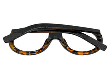 Oversized Classic Vintage Retro Style Clear Lens EYEGLASSES Large Round Black & Tortoise Frame TR90