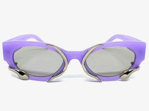 Classy Elegant Modern Retro Style SUNGLASSES Purple Frame 1185