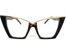 Classy Elegant Vintage Retro Cat Eye Style Clear Lens EYEGLASSES Tortoise Frame 4931