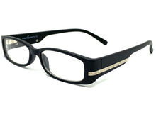 Classy Contemporary Modern Style Clear Lens EYEGLASSES Black Fashion Frame 4047