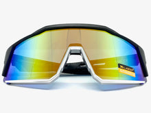 Oversized Retro Sporty Wrap Around Style SUNGLASSES Large Black Frame 3653