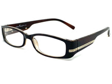 Classy Contemporary Modern Style Clear Lens EYEGLASSES Brown Fashion Frame 4047