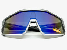 Oversized Retro Sporty Wrap Around Style SUNGLASSES Large Gray Frame 3653