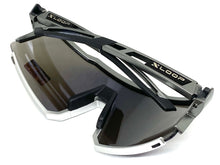 Oversized Retro Sporty Wrap Around Style SUNGLASSES Large Gray Frame 3653