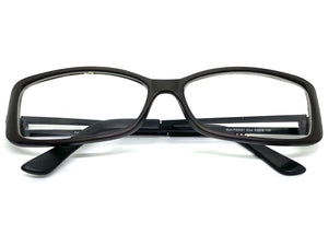 Classy Contemporary Modern Style Clear Lens EYEGLASSES Black Fashion Frame 4041