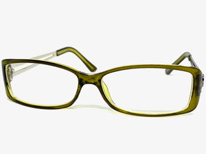 Classy Contemporary Modern Style Clear Lens EYEGLASSES Green Fashion Frame 4041