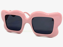 Oversized Exaggerated Vintage Retro Style SUNGLASSES Funky Pink Frame 80559