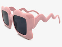 Oversized Exaggerated Vintage Retro Style SUNGLASSES Funky Pink Frame 80559