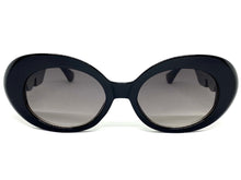 Oversized Vintage Retro Style SUNGLASSES Large Thick Black Oval Frame 4380