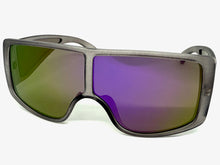 Futuristic Modern Rerto Blinder Shield Style SUNGLASSES Gray Frame 6361