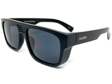 Classic Biker Gangster Hardcore KUSH SUNGLASSES Square Black Frame 80704