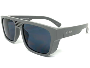 Classic Biker Gangster Hardcore KUSH SUNGLASSES Square Gray Frame 80704