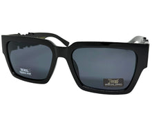 OVERSIZED Classic Hardcore Biker Gangster Style LOCS SUNGLASSES XXL Black Frame - Dark Lens 91255