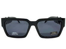 OVERSIZED Classic Hardcore Biker Gangster Style LOCS SUNGLASSES XXL Black Frame - Dark Lens 91255