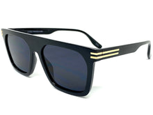 Classic Biker Vintage Retro Hardcore SUNGLASSES Square Black Frame 80783