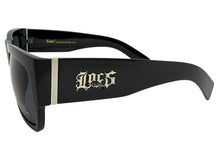 OVERSIZED Classic Hardcore Biker Gangster Style LOCS SUNGLASSES XXL Black Frame - Dark Lens 91318