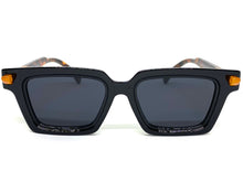 Classic Elegant Vintage Retro Style SUNGLASSES Square Black Frame P0260