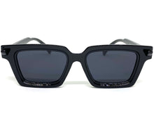 Classic Elegant Vintage Retro Style SUNGLASSES Square Black Frame P0260