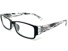 Classy Contemporary Modern Style Clear Lens EYEGLASSES Black Fashion Frame 8079