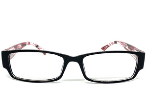 Classy Contemporary Modern Style Clear Lens EYEGLASSES Black Fashion Frame 8079