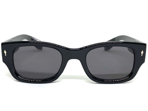 Classic Elegant Vintage Retro Style SUNGLASSES Square Thick Black Frame 5015