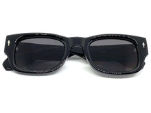 Classic Elegant Vintage Retro Style SUNGLASSES Square Thick Black Frame 5015