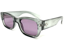 Classic Elegant Vintage Retro Style SUNGLASSES Square Thick Gray Frame 5015