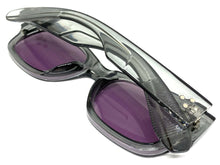 Classic Elegant Vintage Retro Style SUNGLASSES Square Thick Gray Frame 5015
