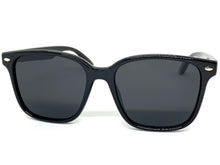 Classic Vintage Retro Style POLARIZED SUNGLASSES Square Black Frame P0266