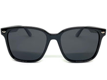 Classic Vintage Retro Style POLARIZED SUNGLASSES Square Black Frame P0266