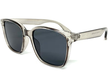 Classic Vintage Retro Style POLARIZED SUNGLASSES Square Gray Frame P0266